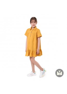 Timbo горчичное платье для девочки Tutti P071084